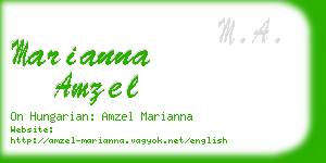 marianna amzel business card
